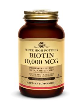 Biotin 10,000 mcg Vegetable Capsules