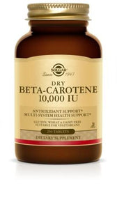 Dry Beta-Carotene 3,000 mcg Tablets