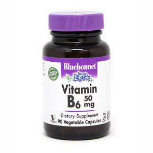 VITAMIN B6 50 mg 90 VEGETABLE CAPSULES