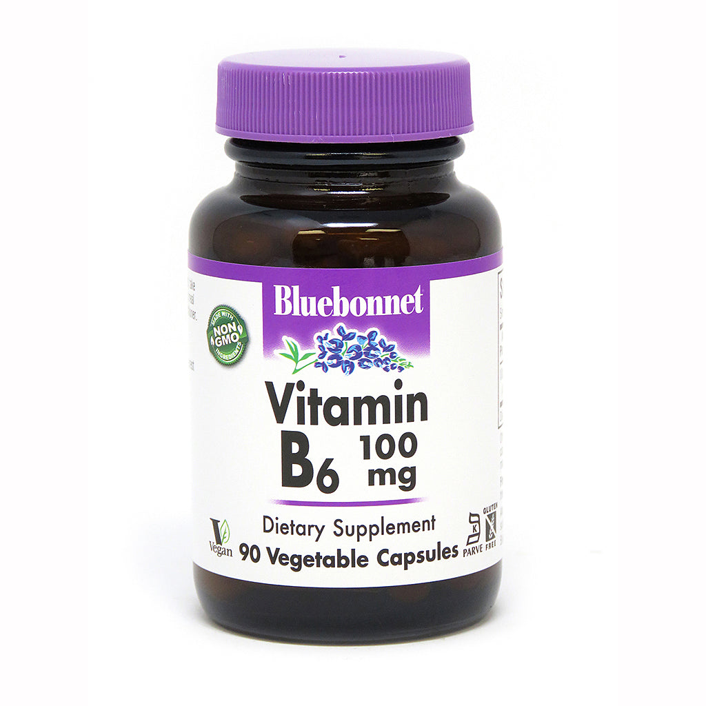 VITAMIN B6 100 mg 90 VEGETABLE CAPSULES