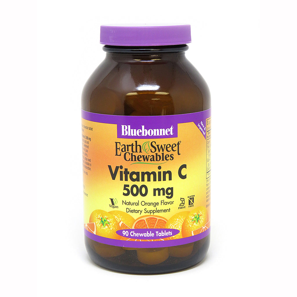 EARTHSWEET® CHEWABLES VITAMIN C-500 mg 90 TABLETS