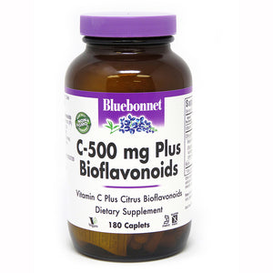 VITAMIN C-500 mg PLUS BIOFLAVONOIDS 180 CAPLETS