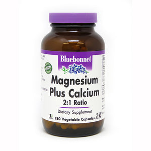 MAGNESIUM PLUS CALCIUM 2:1 RATIO 180 VEGETABLE CAPSULES