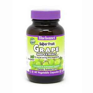 SUPER FRUIT GRAPE SEED EXTRACT 60 VEGETABLE CAPSULES