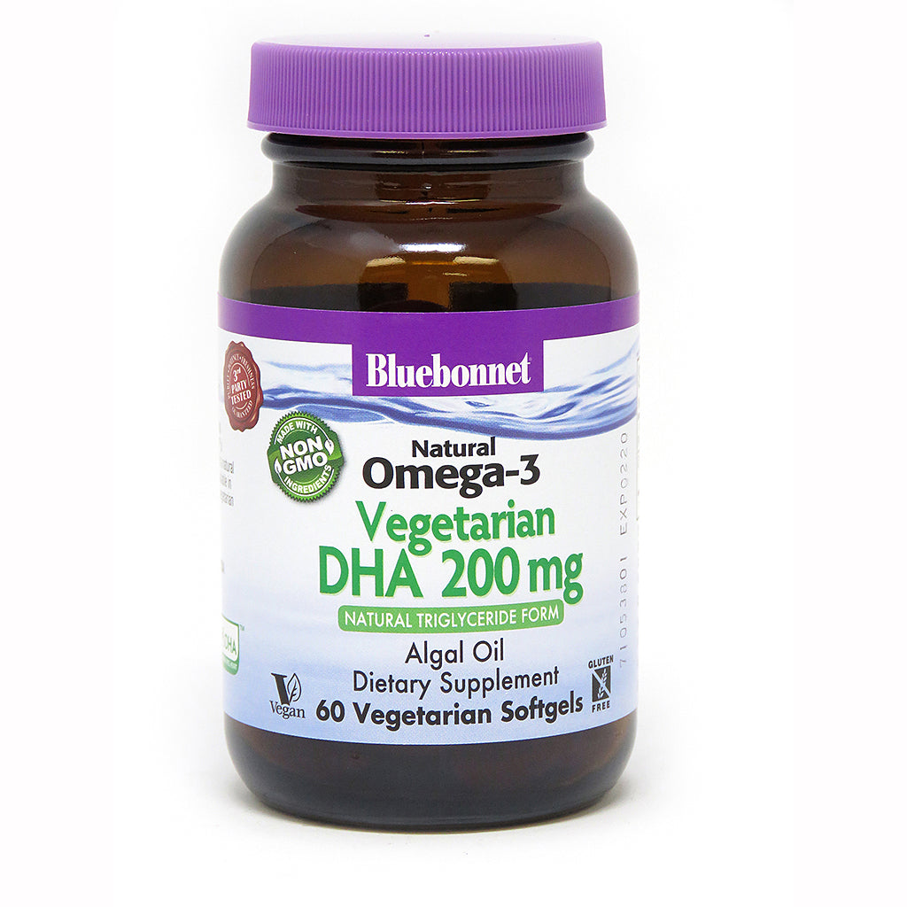 OMEGA-3 VEGETARIAN DHA 200 mg 60 VEGETARIAN SOFTGELS