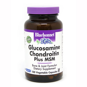 GLUCOSAMINE CHONDROITIN PLUS MSM 120 VEGETABLE CAPSULES