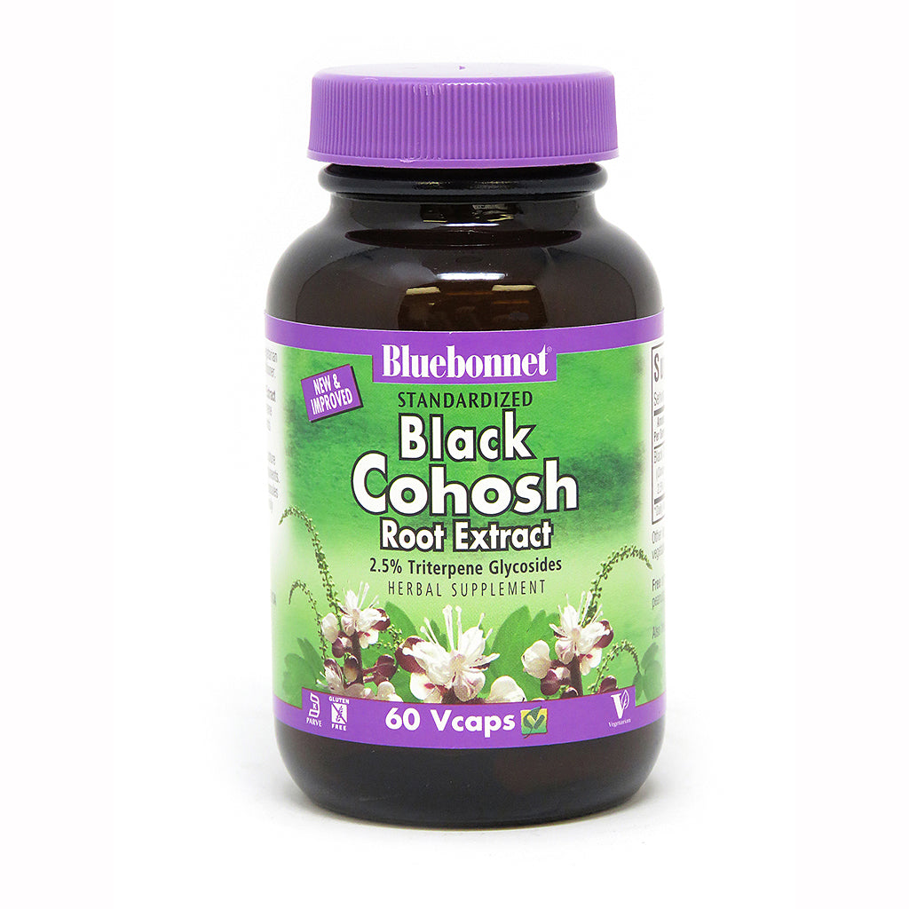 STANDARDIZED BLACK COHOSH ROOT EXTRACT 60 VEGETABLE CAPSULES