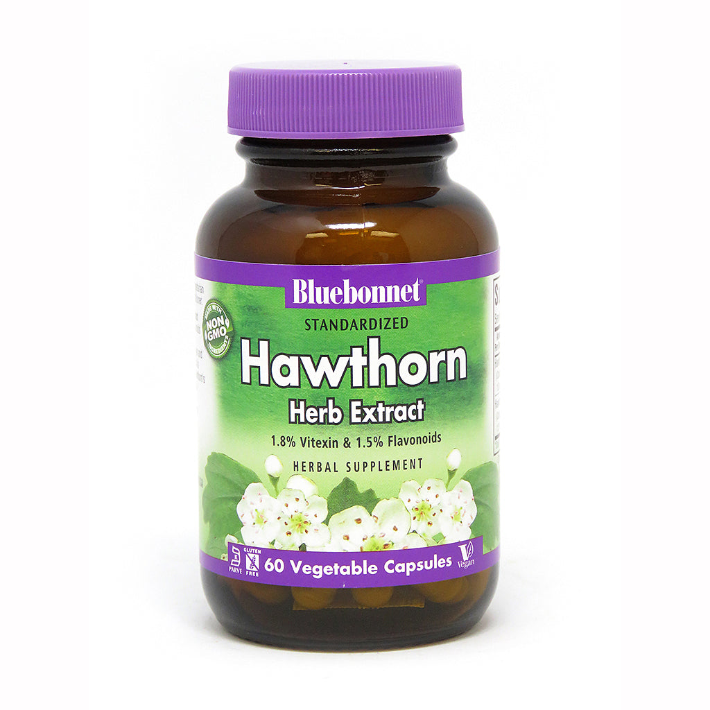 STANDARDIZED HAWTHORN HERB EXTRACT 60 VEGETABLE CAPSULES