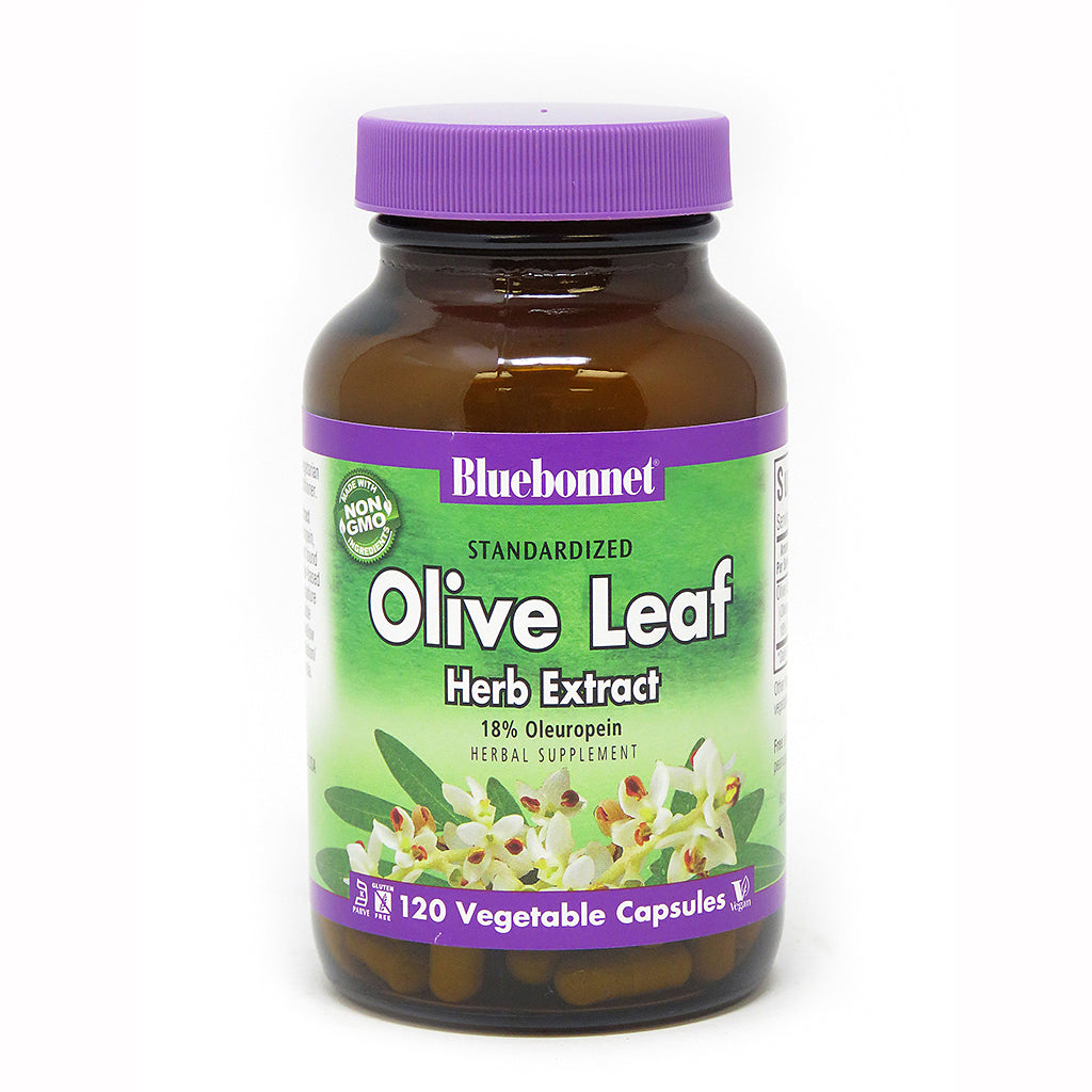 STANDARDIZED OLIVE LEAF HERB EXTRACT 120 VEGETABLE CAPSULES