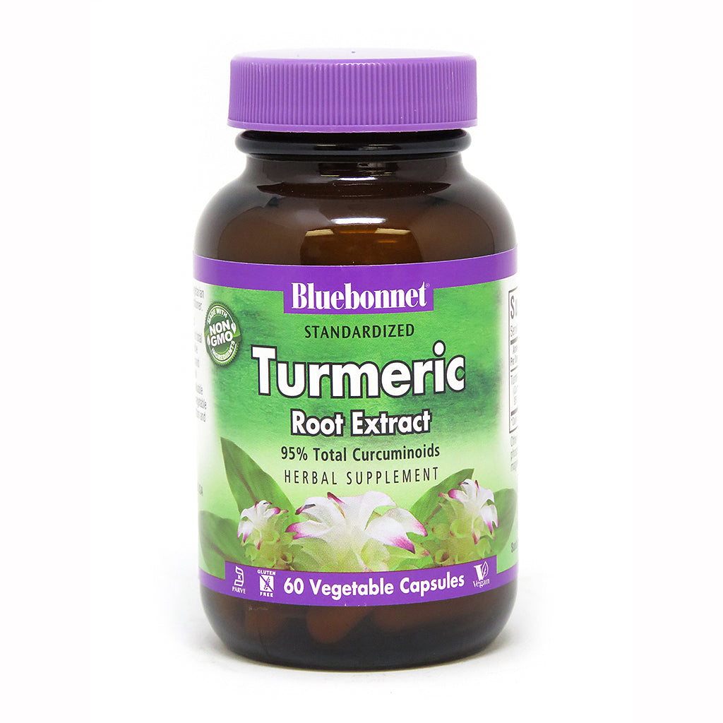 STANDARDIZED TURMERIC ROOT EXTRACT 60 VEGETABLE CAPSULES