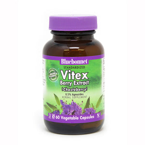 STANDARDIZED VITEX BERRY EXTRACT, CHASTE TREE BERRY 60 VEGETABLE CAPSULES