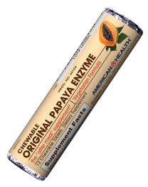 Original Papaya Enzyme Chewable Tablets Roll Pack/12 Tablets Per Roll^
