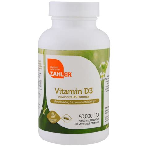 Zahlers Vitamin D3 2000 IU Chewable Orange Flavor  - 120 Chewable Tablets